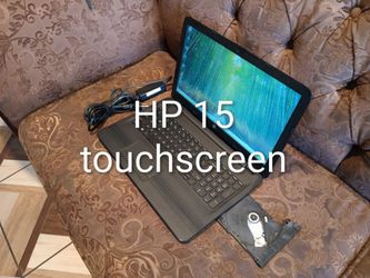 Touchscreen Laptop HP-15-ba079-AMD-A10-9600p R-8gb ram -128gb HD SSD solid-good for stud-ents.