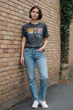 BRAND NEW Rock Band Pink Floyd The Dark Side of the Moon Unisex T-Shirt Size Med.