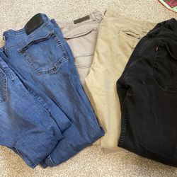 Mens Pants & Jeans 5 Pair Bundle