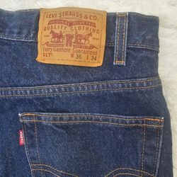 Levi's 517 Bootcut Denim Jeans 36 X 34
