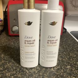 Dove Argan Oil & Repair-2 Items!($9.68+Value)