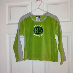 Girls Fleece Top Size 5 • Tommy Hilfiger 