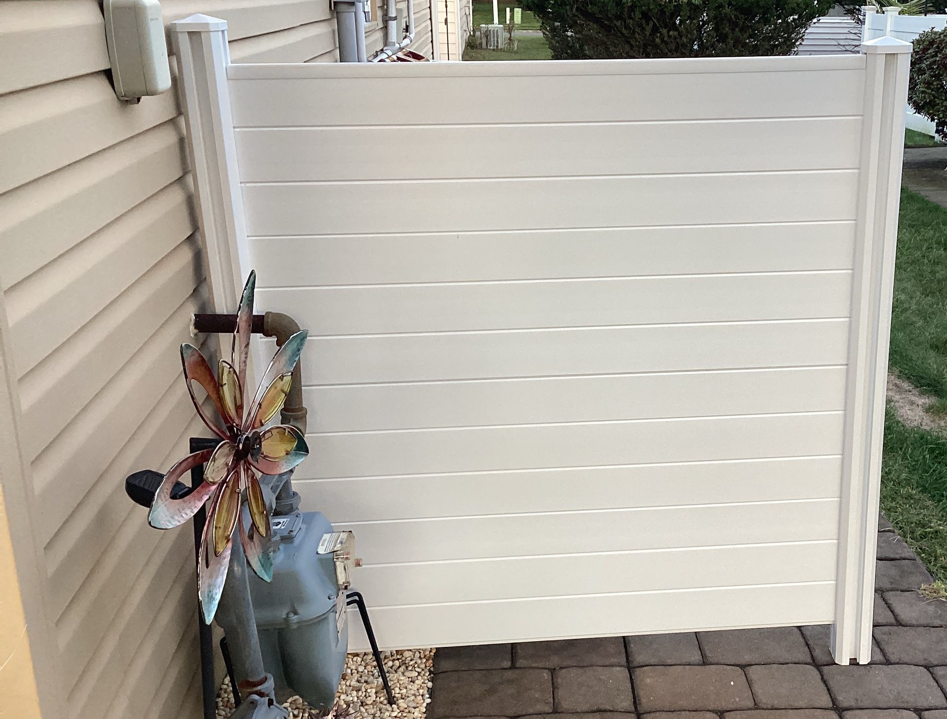 Fence Panel With Stakes For Easy Install