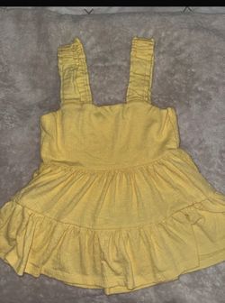 Yellow summer top