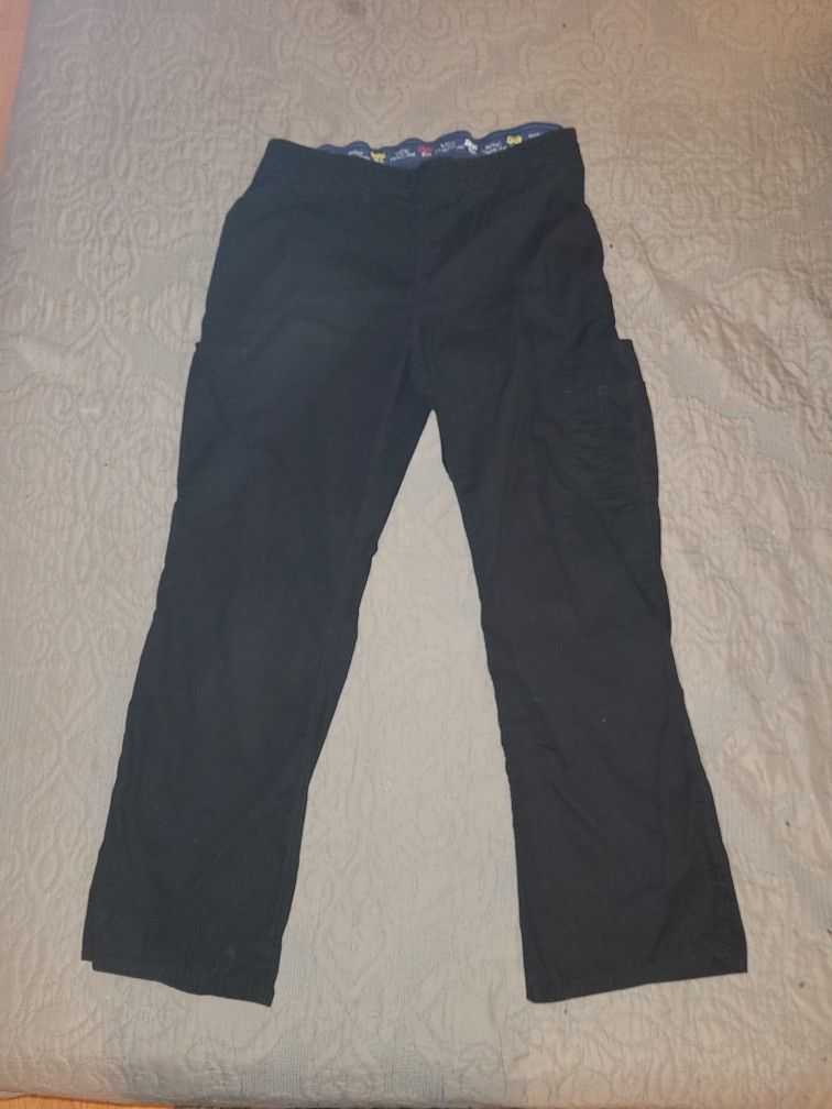 Dickies Women's Black Scrub Pants Sz L