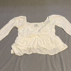 White Hollister Long Sleeve 