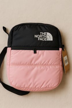 NEW The North Face Crossbody Bag – Black & Pink, Unisex