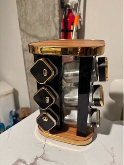 Unused Rotating Spice Rack
