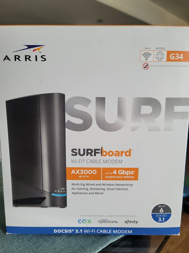 Arris SURFBOARD AX 3000 Cable Modem