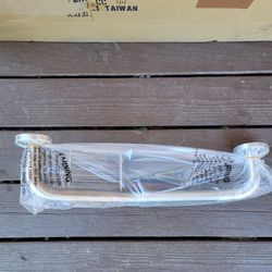 Angled Grab Bar With Soap Holder