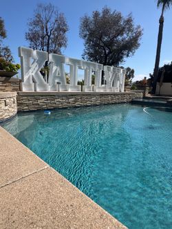 Marquee light up letters