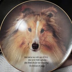 Sheltie Plate