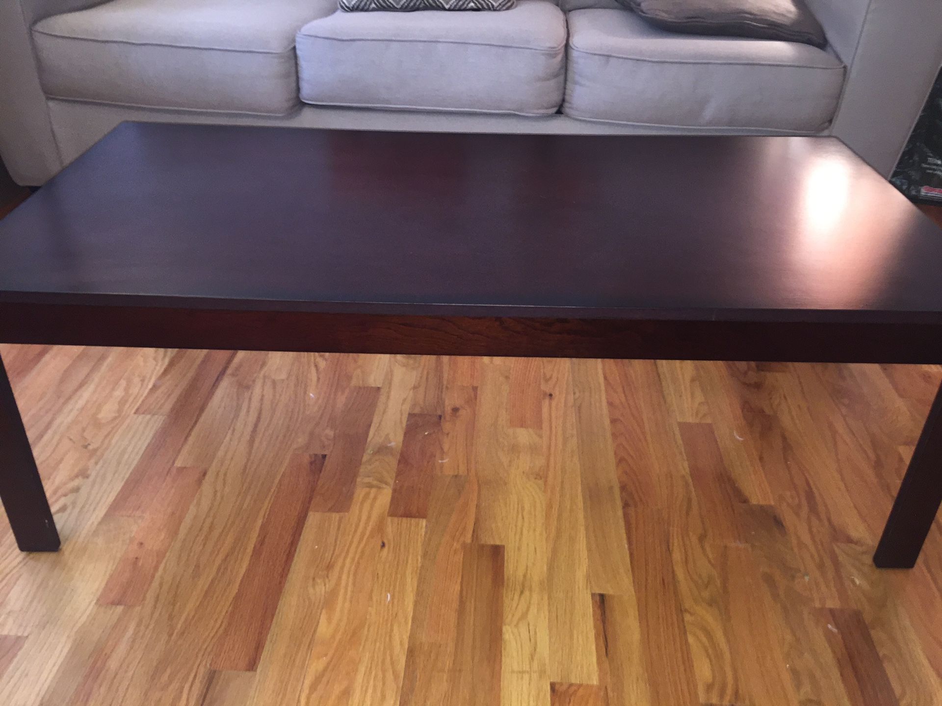 Coffee table all wood