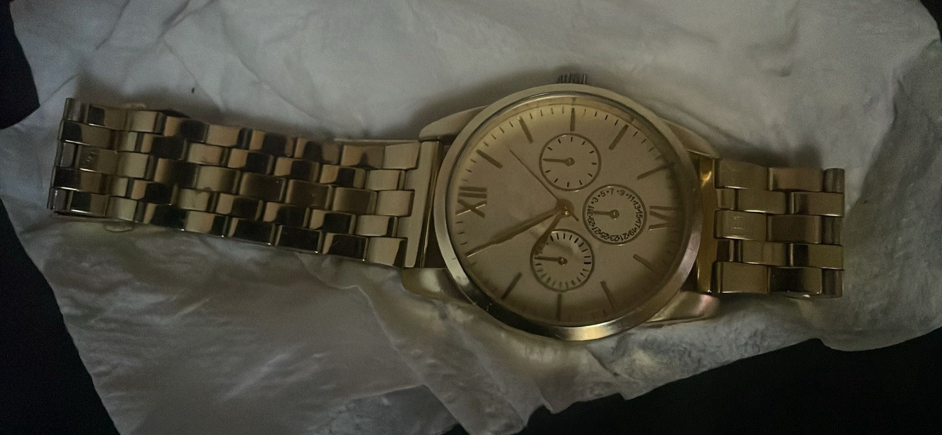 stainless steel watch