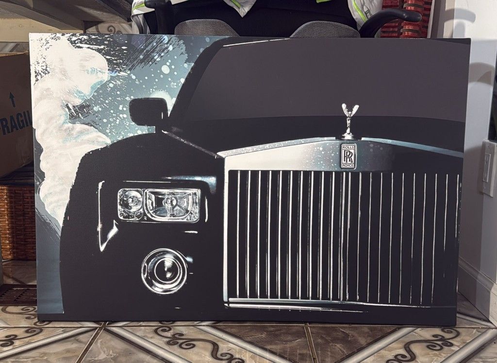 Rolls-Royce Phantom Canvas Print - Modern Art 36x24