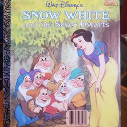 Little Golden Book #104-58 Walt Disney’s Snow White and the Seven Dwarfs