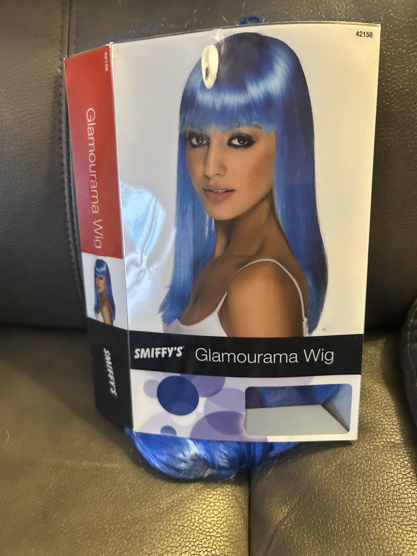 Halloween Blue Adult Wig