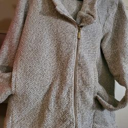 Lucky Brand Jacket With Hoody And Zipper, size: L