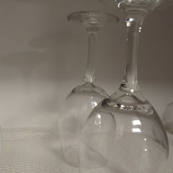 Set of 6 Clear Glass Bottles Goblets – Elegant & Versatile