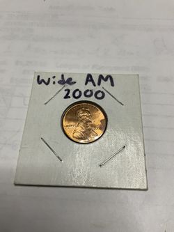 2000  wide AM lincoln cent