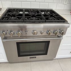 Thermador 36” Stove And Dishwasher 