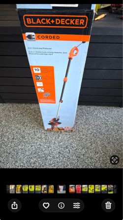 BLACK+DECKER 2-in-1 Corded Chainsaw / Pole Saw