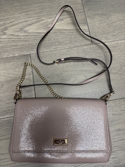 Kate Spade Pink Patent Leather Crossbody Bag