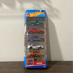 Hotwheels Nissan 5 Pack