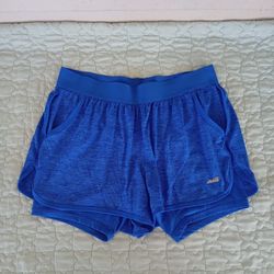 AVIA blue gym shorts Sz Small (4-6)