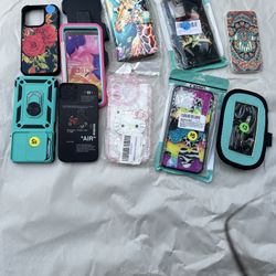 10 Assorted Phone Cases