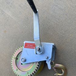 Manual Winch for Pulling Boat or Hoisting