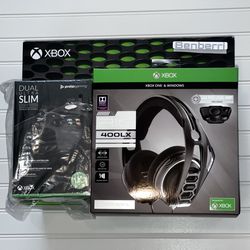 Brand New Xbox Series X Bundle. Rig Headphones And Slim Charger