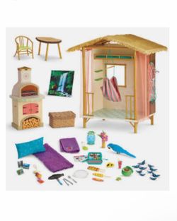 American Girl Lea Rainforest Hut NEW NRFB