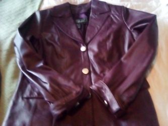 2 Leather and 1 Mink Fur Coats All 3 For $100