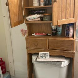 Above Toilet Tank Cabinet 