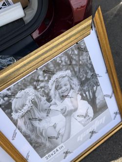 Gold Wood Picture Frame 20x24