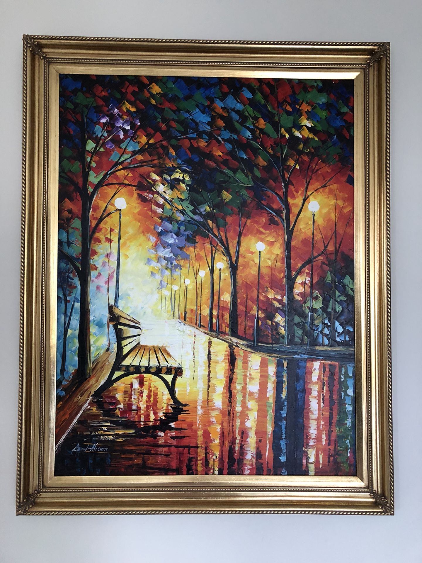 30x40” Leonid Afremov Original Recreation Oil Paintings on Canvas