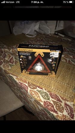 Luz de emerguencia para cuando te quedad tirado de bateria luz intermitente y luz fija