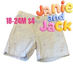 JANIE AND JACK SHORT GREAT CONDITION BOYS SIZEV18-24 ❤️❤️M18 042426