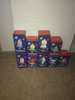 BT21 McDonald's toys full set collection all 9