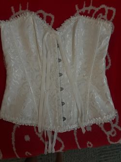 Brand new white corset size Medium