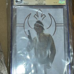 Star Wars #48 Marvel Comics Trinity Virgin Cover Edition Signed Erik Gist CGC 8.5 SDCC 2024