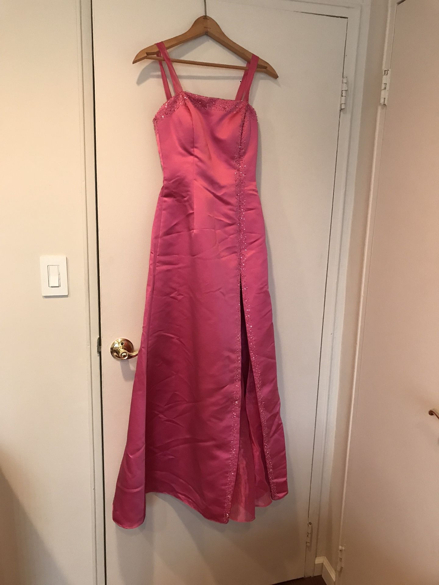 Party and me pink prom dress With Sequins Size 8P