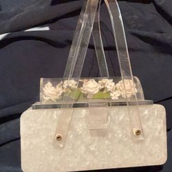 Rare Lucite Purse  Handbag  👀👀👀👀👀👀. 1950’s  Vintage