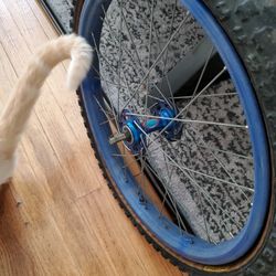 Blue Front Z Rim Old School Bmx 