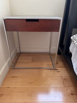 Cb 2 Queen Alpine Bedframe and Side Tables