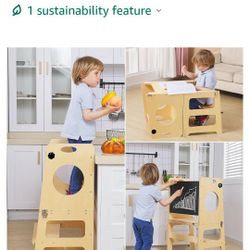 Brand New Inbox Countertop Helper With Built-in Desk For Your Little One