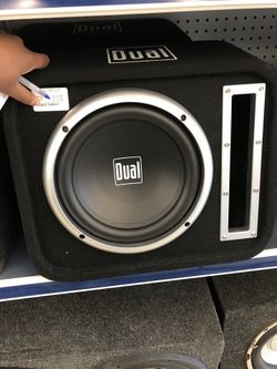 Dual car subwoofers