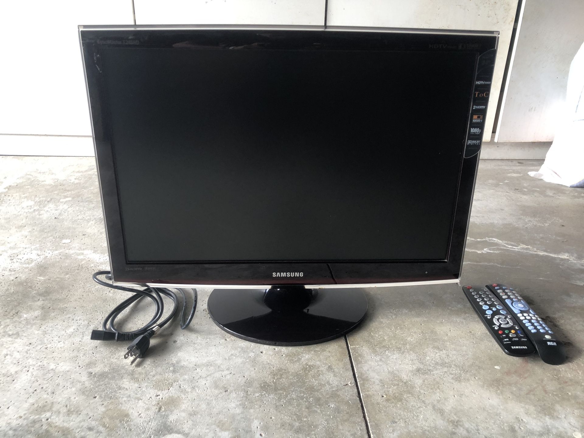 Samsung SyncMaster T240HD 22” Wide Screen (16” screen height)