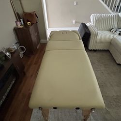 Tan massage table